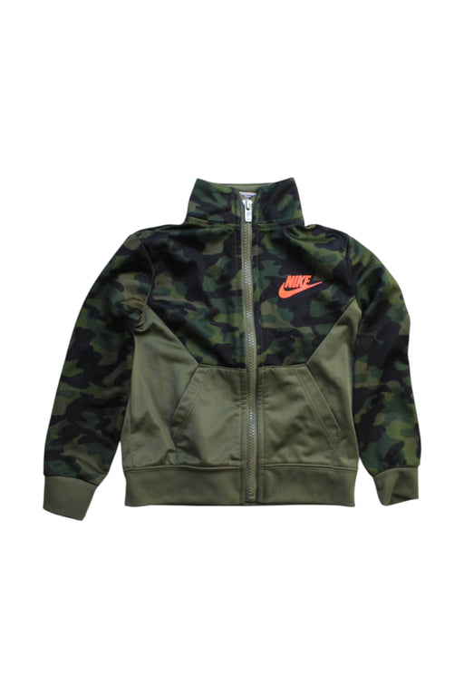 A Green Lightweight Jackets from Nike in size 2T for boy. (Front View)