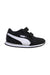 A Black Sneakers from Puma in size 3T for boy. (Front View)