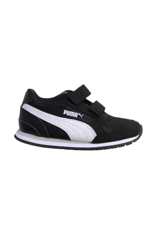 A Black Sneakers from Puma in size 3T for boy. (Front View)