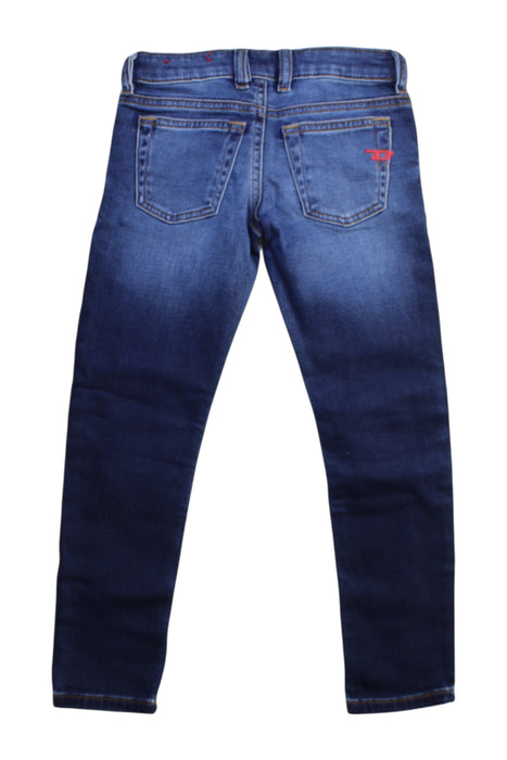 A Blue Jeans from Diesel in size 6T for boy. (Back View)