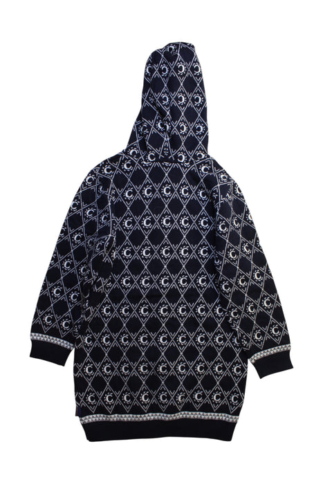 A Navy Hooded Sweatshirts from Chloe in size 6T for girl. (Back View)