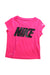 A Pink Short Sleeve T Shirts from Nike in size 3T for girl. (Front View)