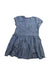 A Blue Short Sleeve Dresses from Monoprix in size 5T for girl. (Back View)