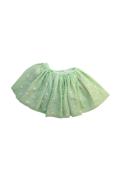 A Green Short Skirts from Seed in size 3T for girl. (Back View)