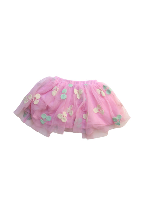 A Pink Tulle Skirts from Seed in size 3T for girl. (Back View)