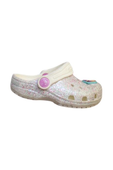 A Multicolour Slip Ons from Crocs in size 18-24M for girl. (Front View)