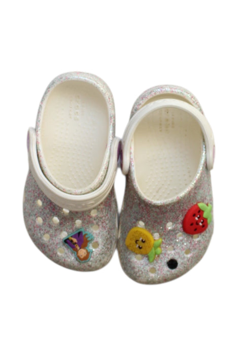 A Multicolour Slip Ons from Crocs in size 18-24M for girl. (Back View)