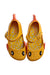 A Yellow Flats from Mini Melissa in size 3T for girl. (Back View)