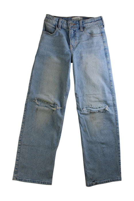 A Blue Jeans from Abercrombie & Fitch in size 7Y for girl. (Front View)