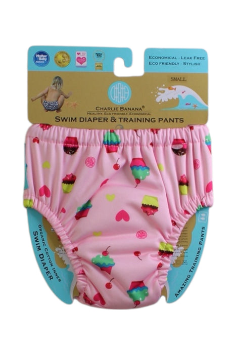 A Multicolour Swim Diapers from Charlie Banana in size 0-3M for girl. (Front View)