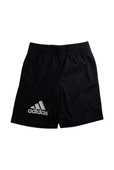 A Black Shorts from Adidas in size 5T for boy. (Front View)