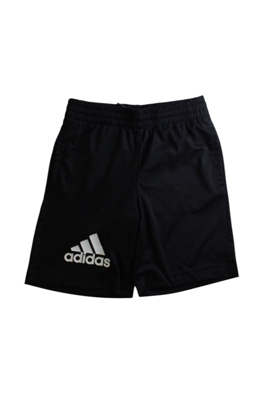 A Black Shorts from Adidas in size 5T for boy. (Front View)
