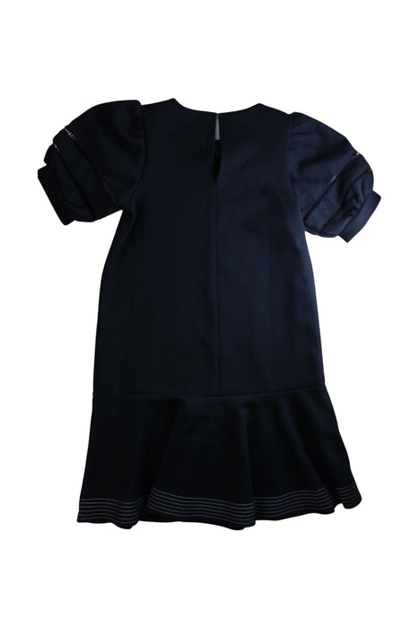 A Navy Short Sleeve Dresses from REISS in size 12Y for girl. (Back View)