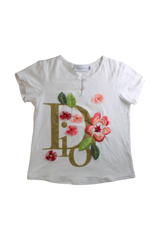 A White Short Sleeve Tops from Dior in size 6-12M for girl. (Front View)
