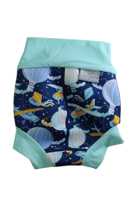 A Blue Swim Diapers from Splash About in size 6-12M for boy. (Back View)