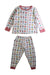 A Multicolour Pyjama Sets from Petit Bateau in size 3T for girl. (Front View)