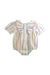 A Multicolour Short Sleeve Bodysuits from Gocco in size 12-18M for girl. (Front View)