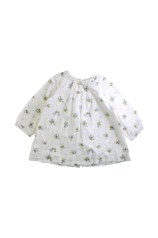 A White Long Sleeve Dresses from Bonpoint in size 6-12M for girl. (Front View)