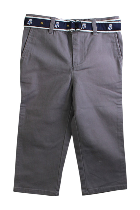 A Grey Casual Pants from Ralph Lauren in size 12-18M for boy. (Front View)