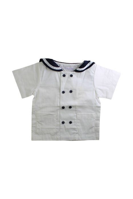 A White Long Sleeve Shirts from Rachel Riley in size 2T for boy. (Front View)