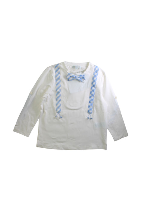 A White Long Sleeve Shirts from Nicholas & Bears in size 4T for boy. (Front View)