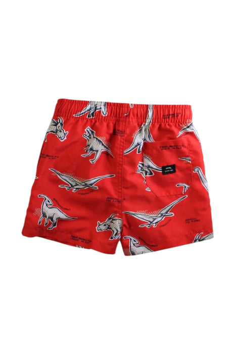 A Red Casual Pants from Mayoral in size 3T for boy. (Back View)