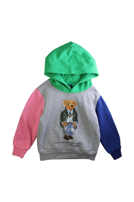 A Multicolour Hooded Sweatshirts from Polo Ralph Lauren in size 4T for boy. (Front View)