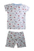 A Multicolour Pyjama Sets from Kissy Kissy in size 6T for boy. (Back View)
