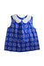 A Blue Sleeveless Tops from Jacadi in size 5T for girl. (Front View)