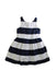 A Navy Sleeveless Dresses from Polo Ralph Lauren in size 4T for girl. (Front View)