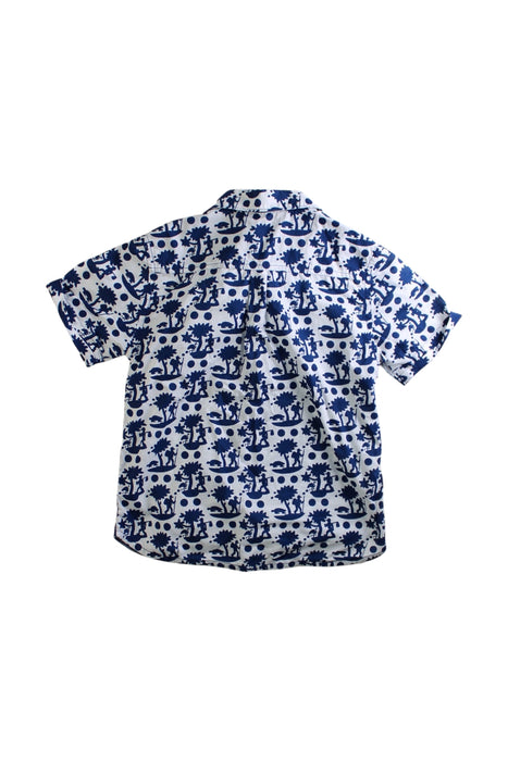 A Blue Short Sleeve Polos from Little Marc Jacobs in size 4T for boy. (Back View)