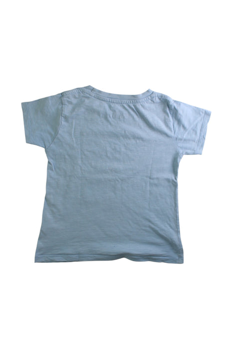 A Blue Short Sleeve T Shirts from Bonton in size 4T for boy. (Back View)