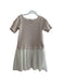A White Short Sleeve Dresses from Petit Bateau in size 6T for girl. (Back View)