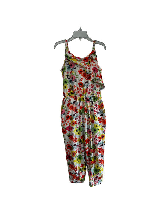 A Multicolour Sleeveless Jumpsuits from BCBG in size 5T for girl. (Back View)