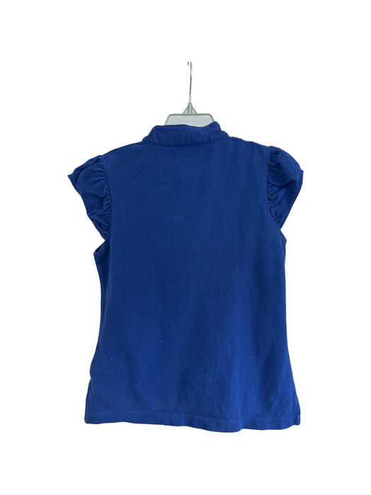 A Blue Short Sleeve Polos from Shanghai Tang in size 6T for girl. (Back View)