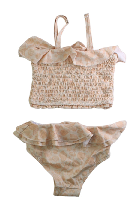 A Peach Bikinis from India & Grace in size 12-18M for girl. (Back View)