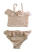 A Peach Bikinis from India & Grace in size 12-18M for girl. (Back View)
