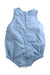 A Blue Sleeveless Bodysuits from Seed in size 12-18M for girl. (Back View)