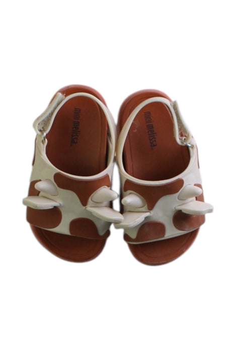 A Multicolour Sandals from Mini Melissa in size 18-24M for girl. (Back View)
