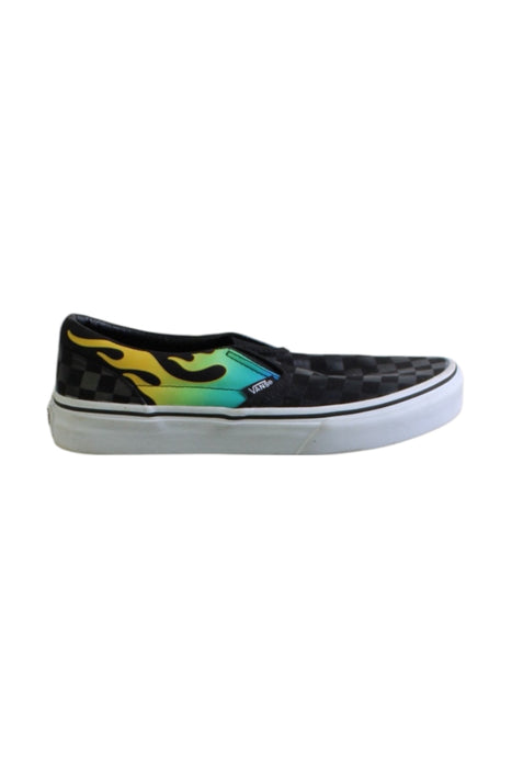 A Multicolour Slip Ons from Vans in size 9Y for boy. (Front View)