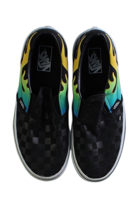 A Multicolour Slip Ons from Vans in size 9Y for boy. (Back View)