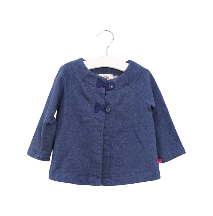 A Navy Lightweight Jackets from Felix & Mina in size 18-24M for girl. (Front View)
