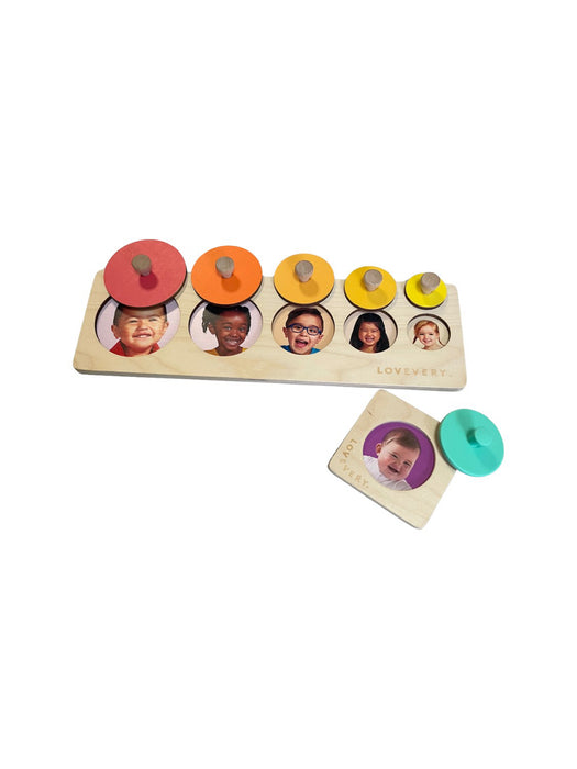 A Red Educational Games & Activity Sets from Lovevery in size 6-12M for neutral. (Back View)