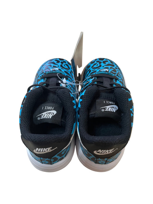 A Blue Sneakers from Nike in size 18-24M for boy. (Back View)