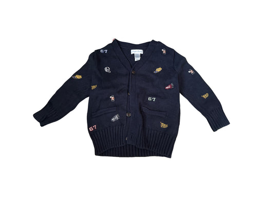 A Navy Cardigans from Polo Ralph Lauren in size 12-18M for boy. (Front View)