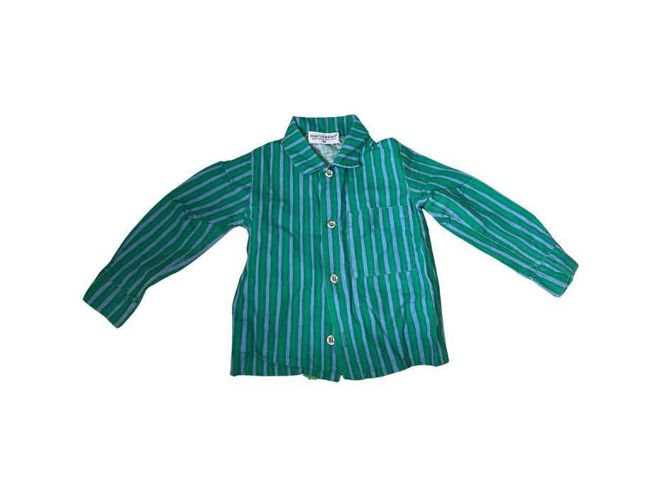 A Green Long Sleeve Shirts from Marimekko in size 2T for boy. (Front View)