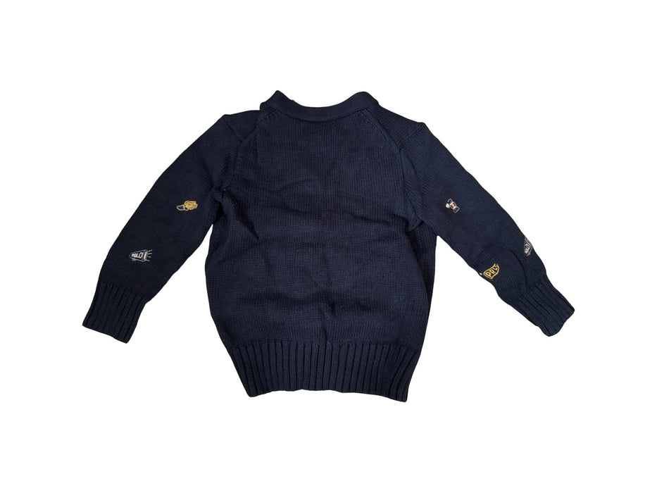 A Navy Cardigans from Polo Ralph Lauren in size 12-18M for boy. (Back View)