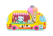 A Yellow Board Games & Puzzles from Djeco in size 3T for neutral. (Front View)
