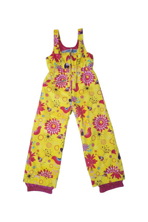 A Yellow Ski Pants & Salopettes from Obermeyer in size 6T for girl. (Front View)