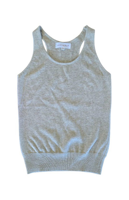 A Beige Sleeveless Tops from Excuse My French in size 6T for neutral. (Front View)